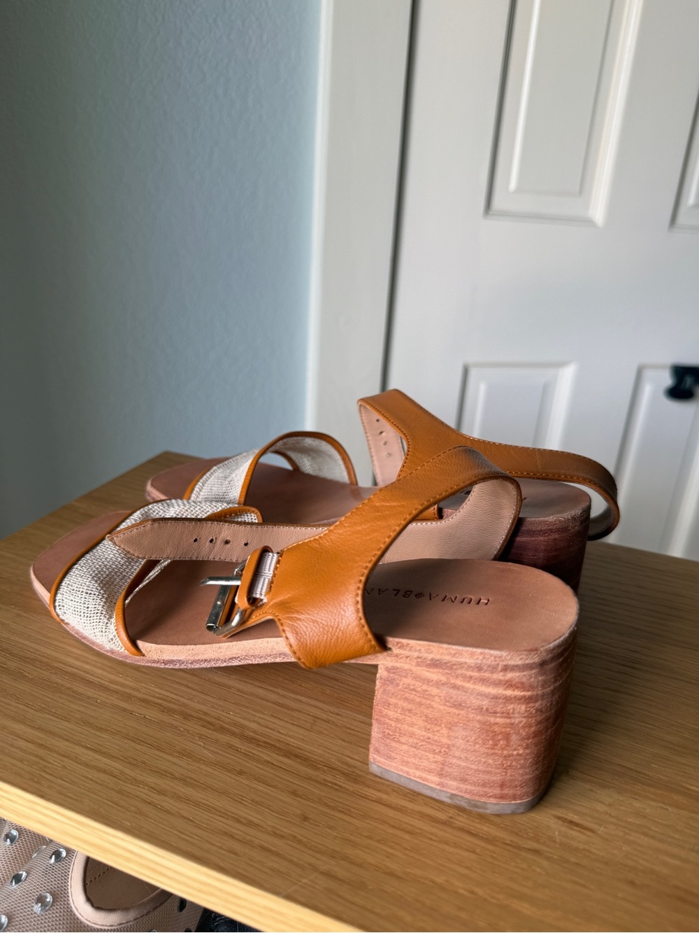 Huma Blanco Heeled Sandals